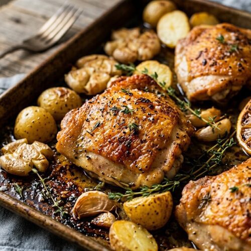 Sheet Pan Chicken Thighs