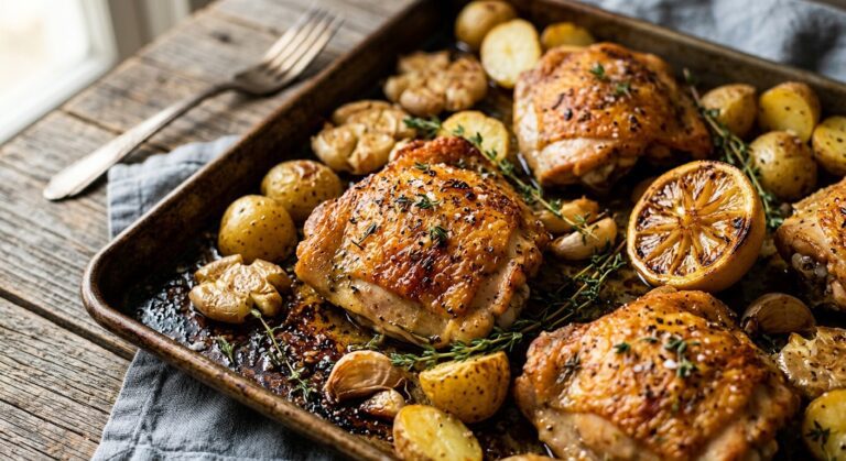 Sheet Pan Chicken Thighs
