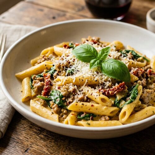 Tuscan Sausage Penne