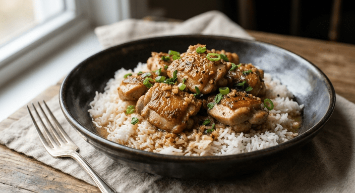 garlic butter chicken bites