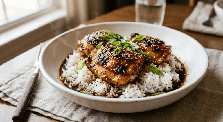 honey garlic chicken thighs