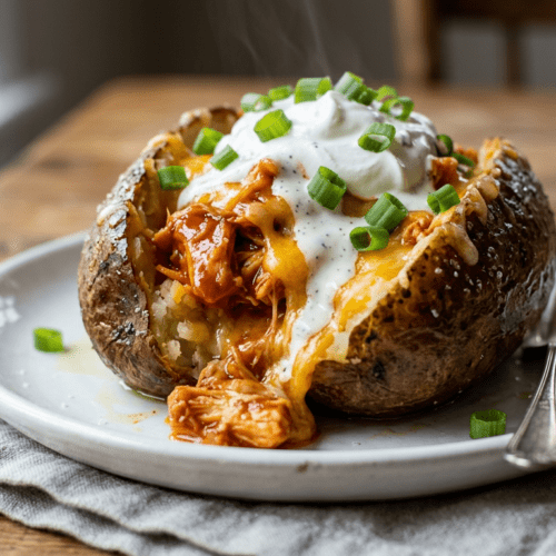 buffalo chicken baked potato