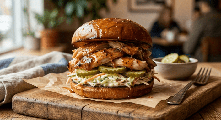 hot honey chicken sandwich