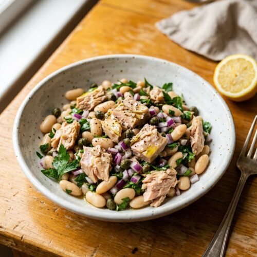 white bean tuna salad