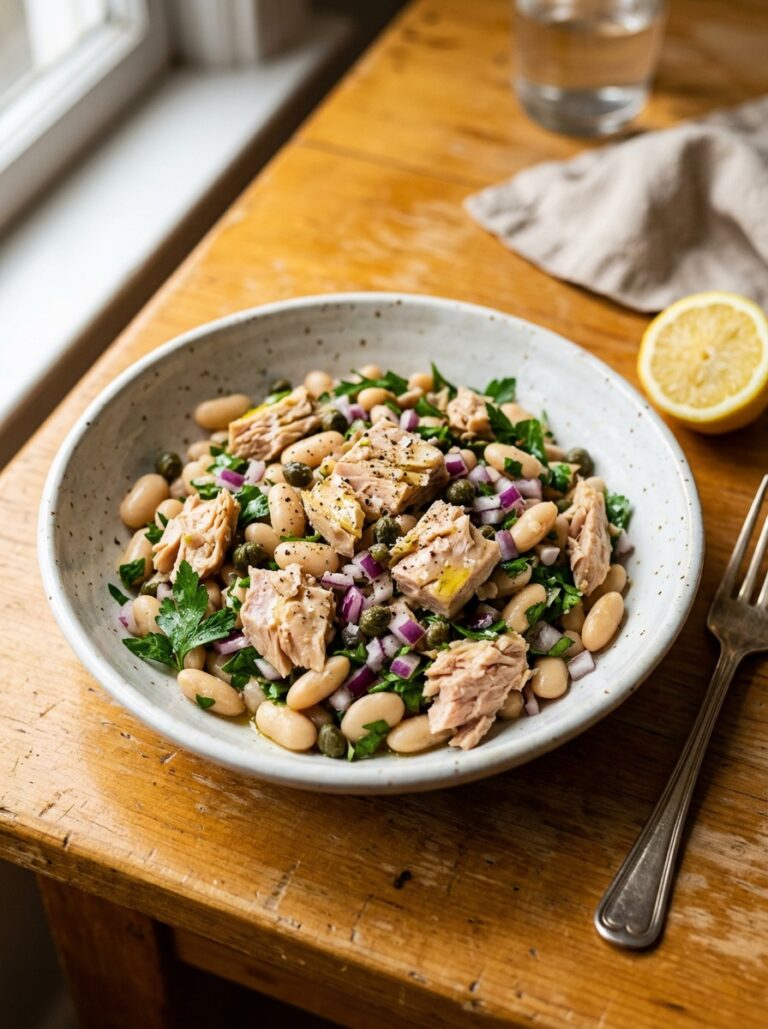 white bean tuna salad
