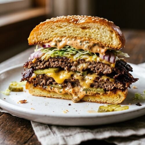 The ultimate smash burger