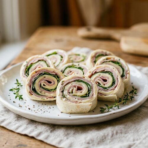 ham and Swiss pinwheels