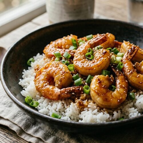 honey garlic shrimp