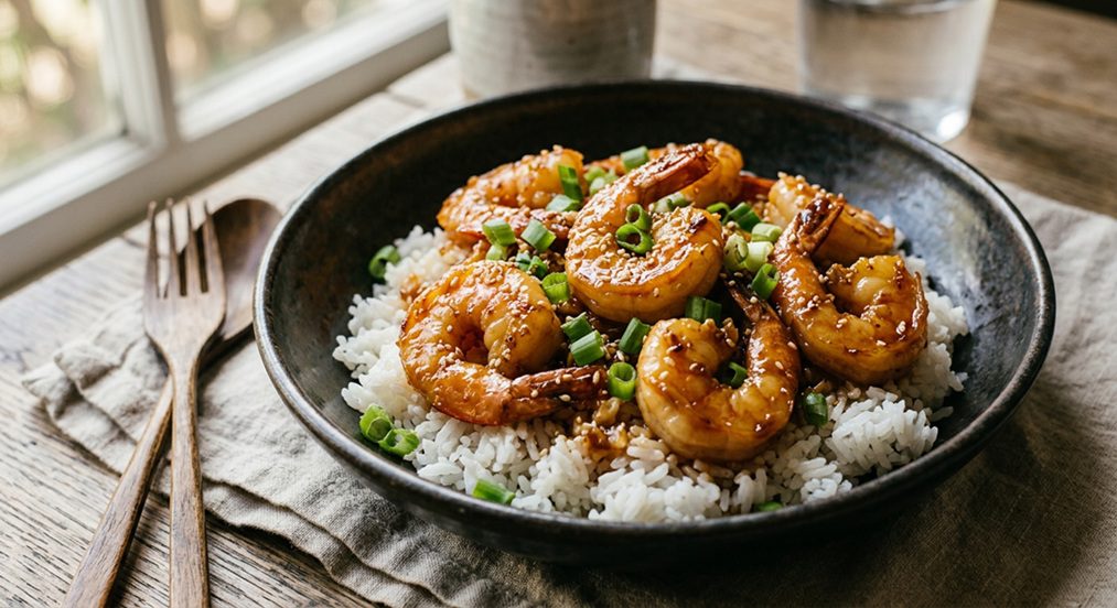 honey garlic shrimp