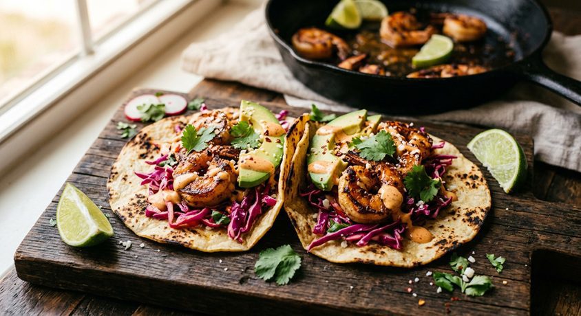 shrimp tacos