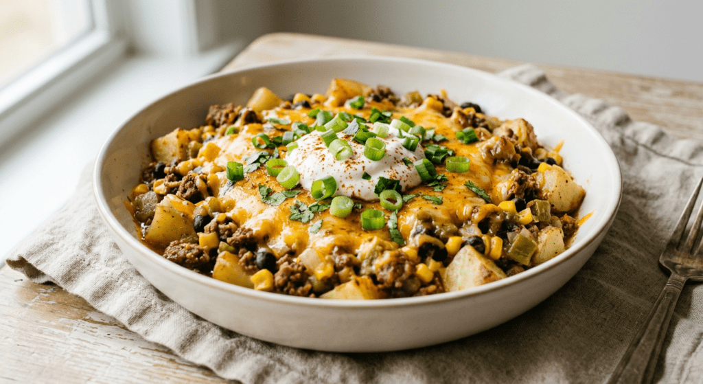 slow cooker cowboy casserole