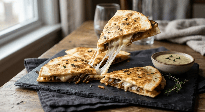 French Onion Quesadilla