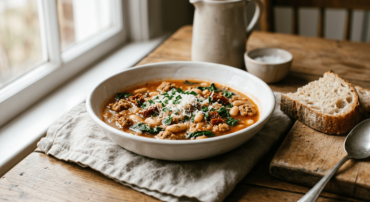 Tuscan White Bean Soup