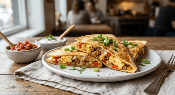 Breakfast Burrito Quesadilla