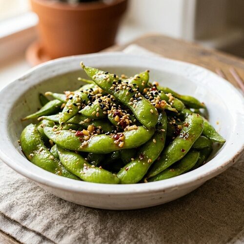 Chili Garlic Edamame