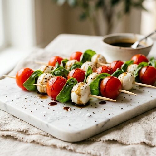 caprese skewers high protein