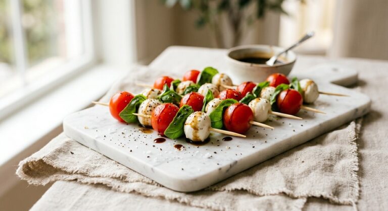caprese skewers high protein